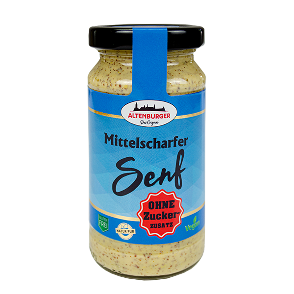 Senf ohne Zuckerzusatz