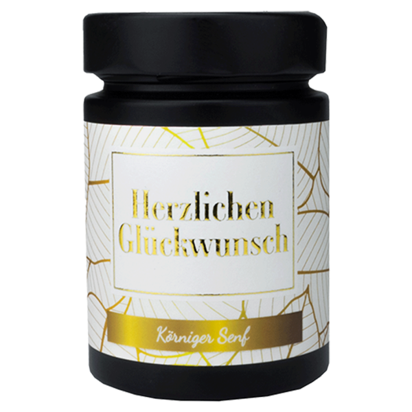 Herzlichen Glückwunsch - Körniger Senf