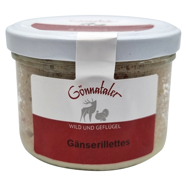 Gänserillettes im Glas