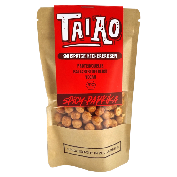 BIO - Taiao - Geröstete Kichererbsen "Spicy-Paprika"
