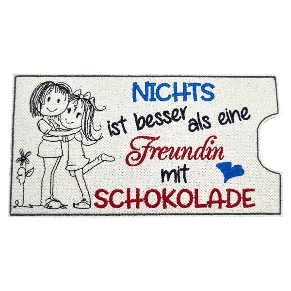 Geschenkhülle für Schokolade