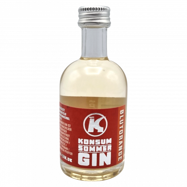 Konsum Sommer Gin Miniatur Blutorange