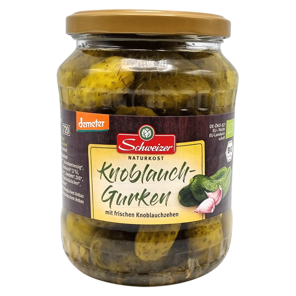 BIO-Knoblauchgurken