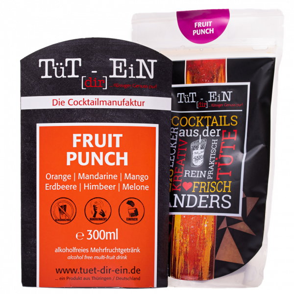 Fruit Punch - alkoholfreier Cocktail von Tüt dir ein