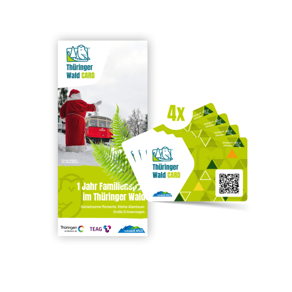 Thüringer Wald Card - 4er Familienpaket
