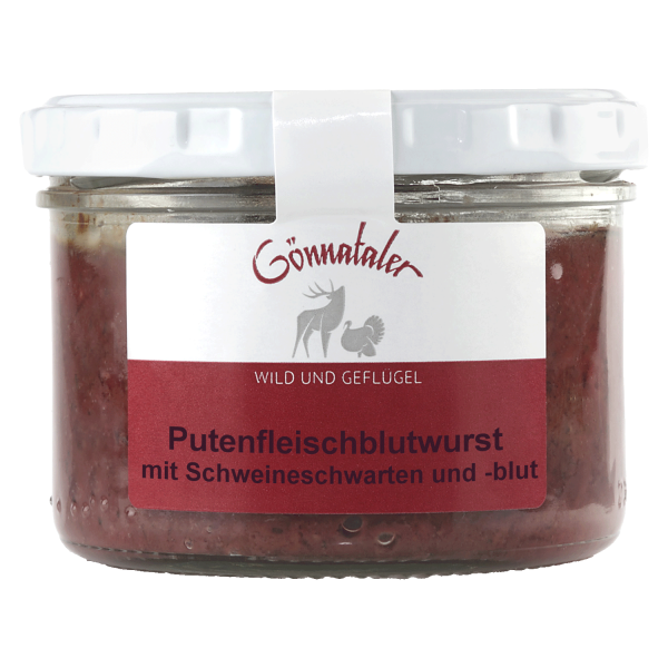 Putenfleischblutwurst - im Glas