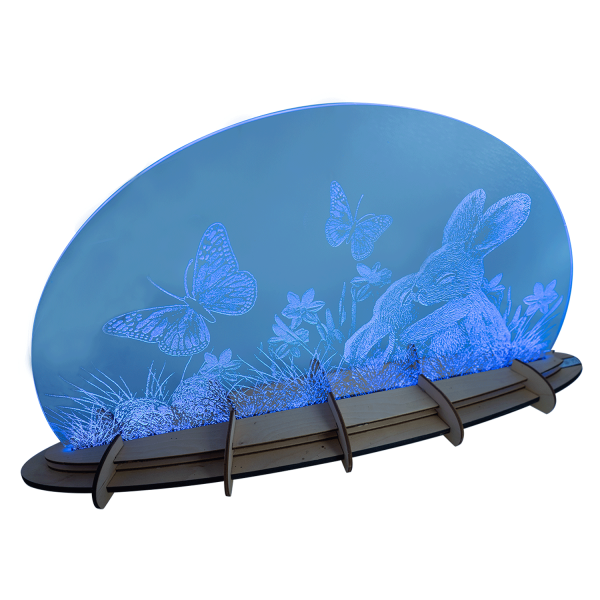 Acrylglasbogen Häschen Maxi