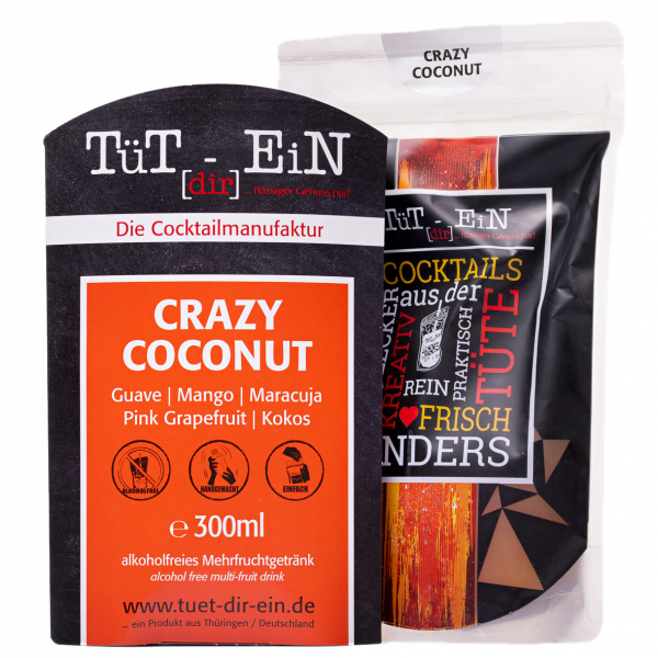 Crazy Coconut - alkoholfreier Cocktail von Tüt dir ein