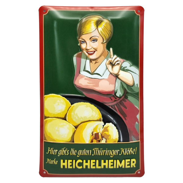 Blechschild - Kloßmarie