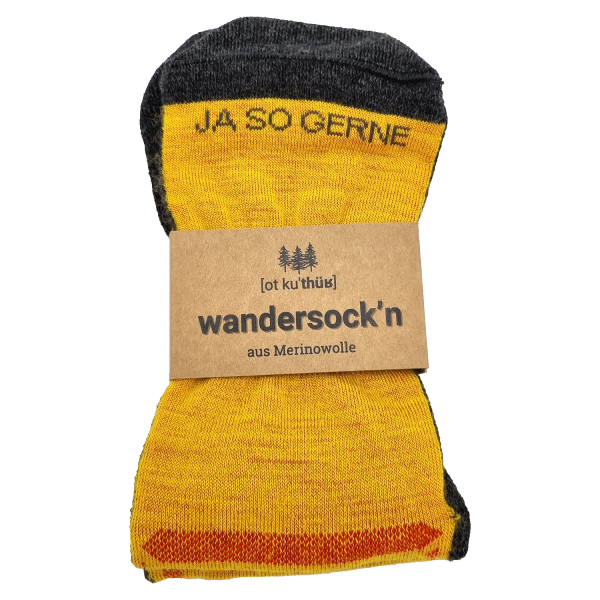 Wandersocken "ich wandre ja so gerne"