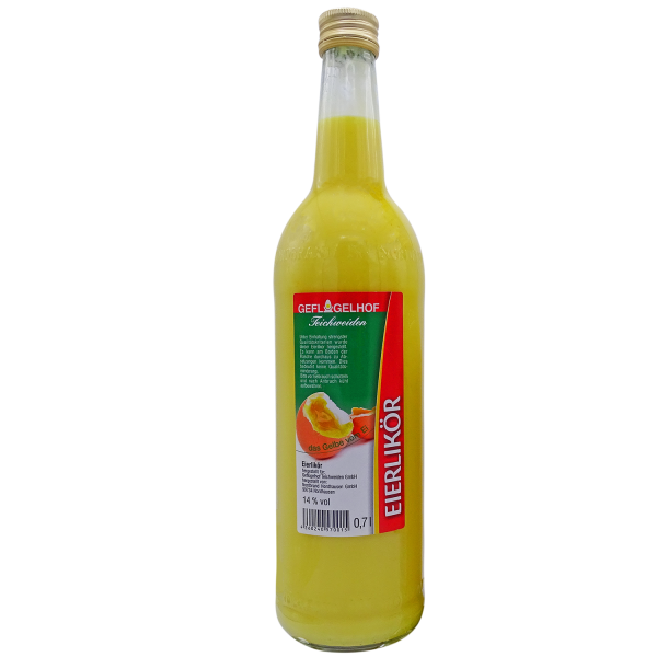 Geflügelhof Teichweiden I Eierlikör I 700 ml Flasche