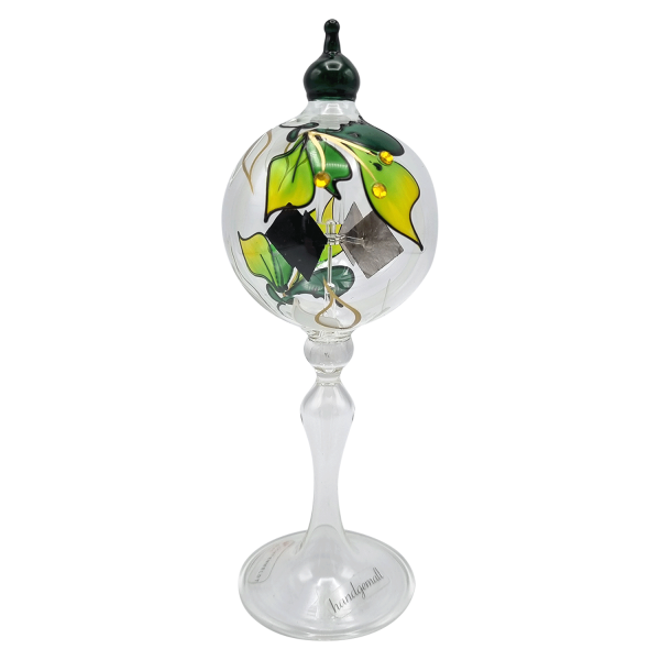 Lichtmühle "Orchidee" grün zum Stehen - klein