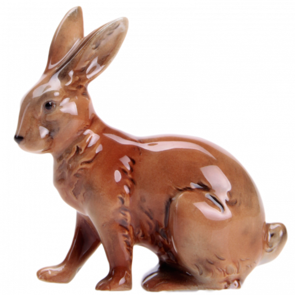 Waldhase - Porzellanfigur von Wagner & Apel