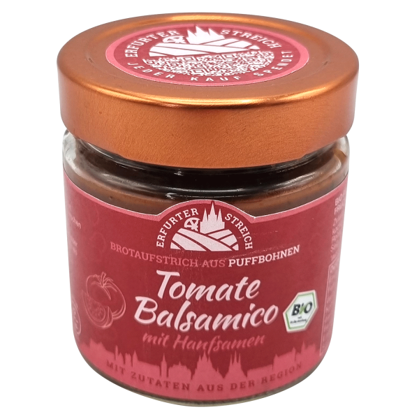 Tomate Balsamico Aufstrich - mit Hanfsamen - BIO