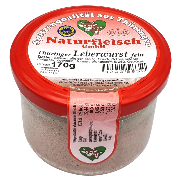 Thüringer Leberwurst fein