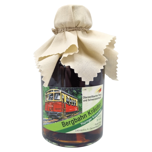 Bergbahnkräuter Apothekerflasche