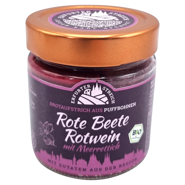 Rote Beete Rotwein Aufstrich - mit Meerrettich - BIO