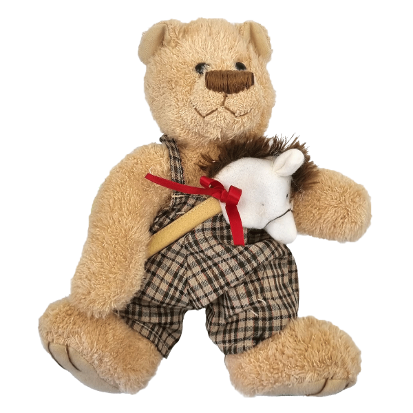 Bär "Felix" mit Steckenpferd - Bastelset