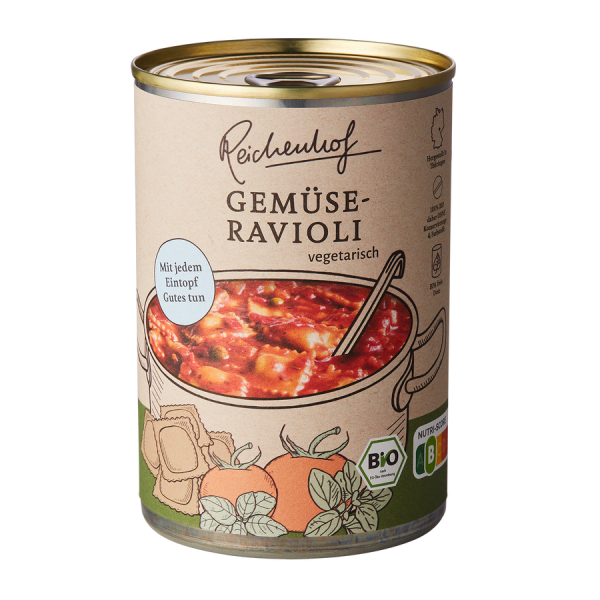 Bio Gemüse-Ravioli