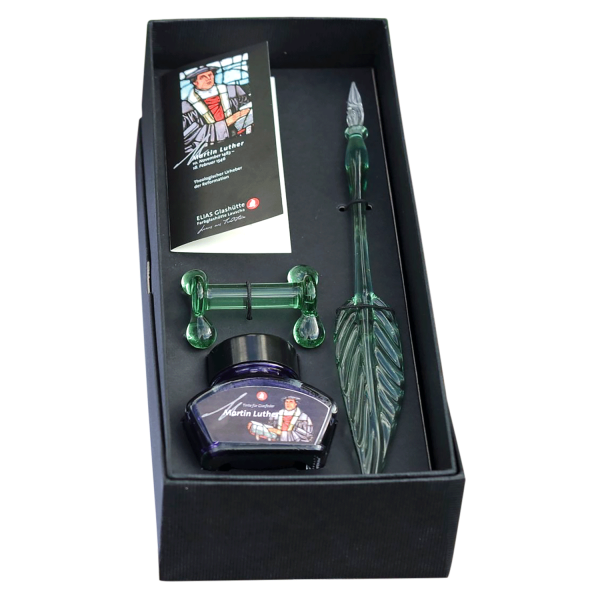 Glasfeder Geschenkset mit Tinte