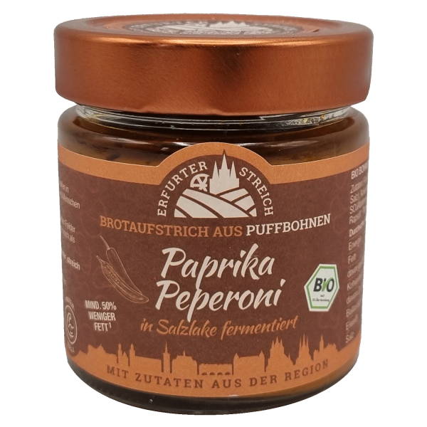 Paprika Peperoni Aufstrich - in Salzlake fermentiert - BIO