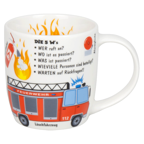 Kinderbecher Kid's Wissen Feuerwehr