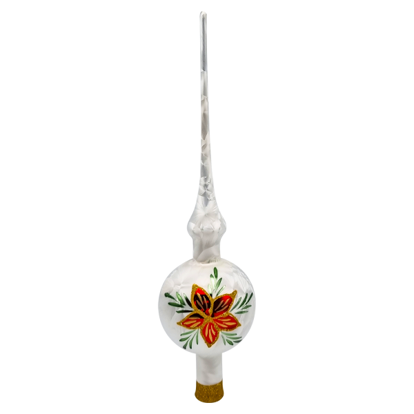 Spitze - "Christstern" - Kugel 8cm