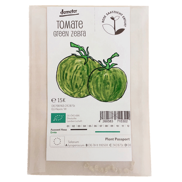 Saatgut - Tomate Green Zebra