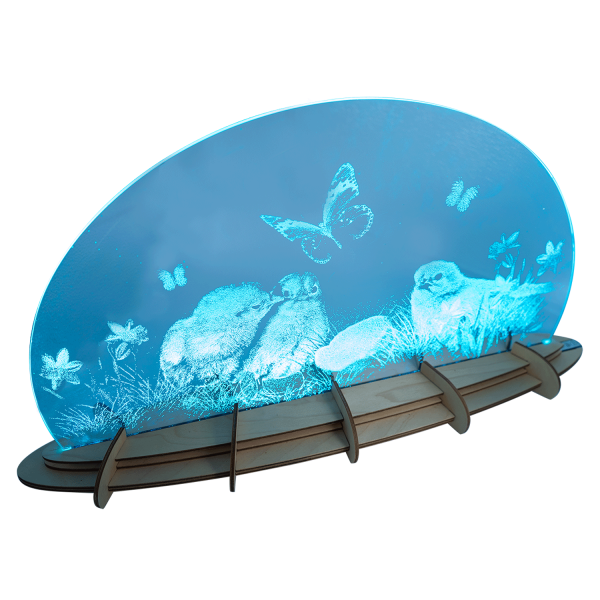Acrylglasbogen Küken Maxi