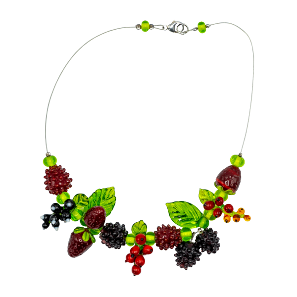 Glascollier Rote Früchte