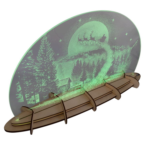Acrylglasbogen Winterlandschaft Maxi