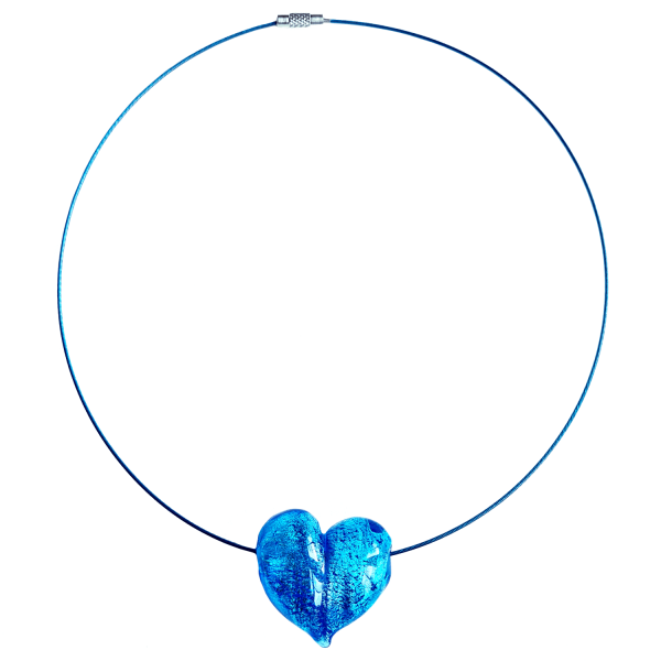 Herzcollier Türkis