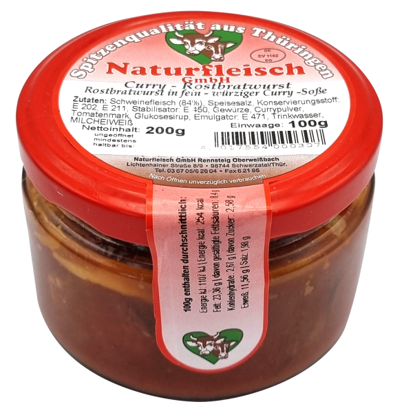 Thüringer Curry-Bratwurst