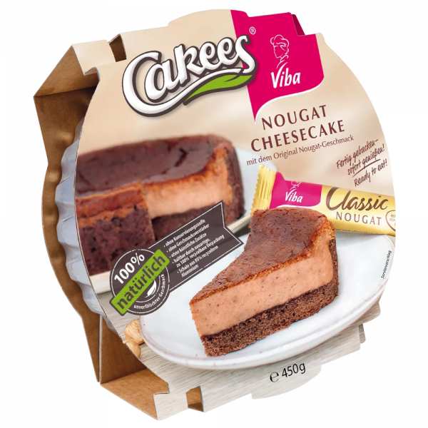 Nougat Cheescake mit Viba