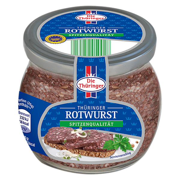 Rotwurst im Glas