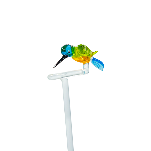 Orchideenstab mit Eisvogel