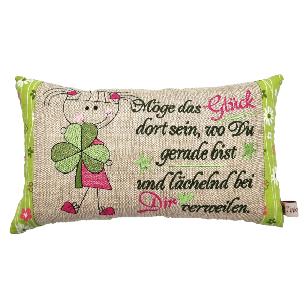 Kissen - Glück