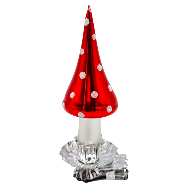 Pilz "WICHTEL-weiß/rot"