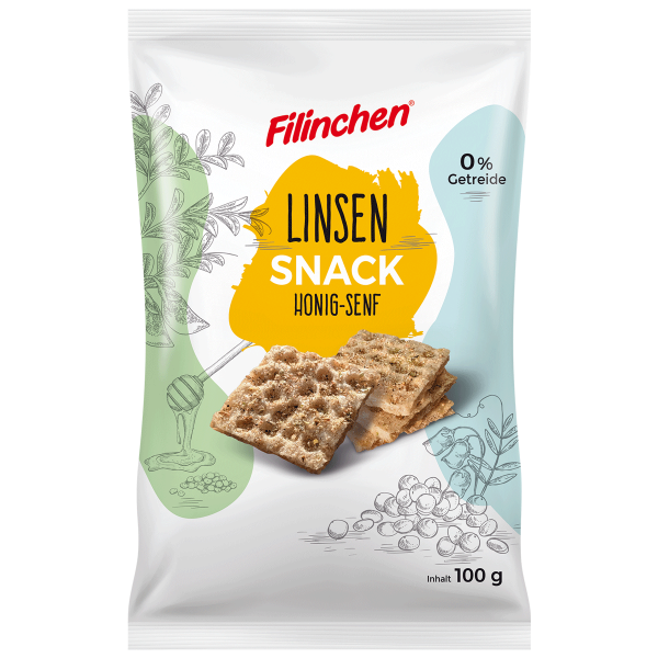 Linsen Snack Honig Senf