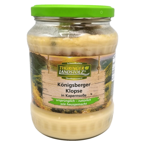 Königsberger Klopse in Kapernsoße