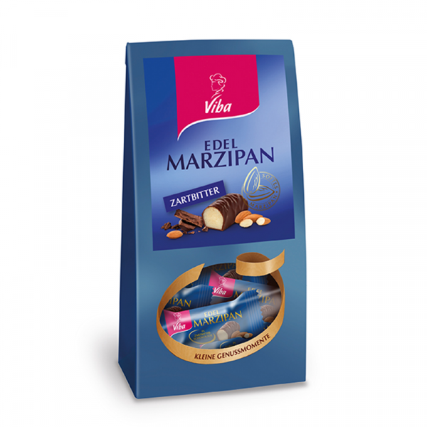 Edel-Marzipan-Minis mit Zartbitterschokolade - Viba Sweets